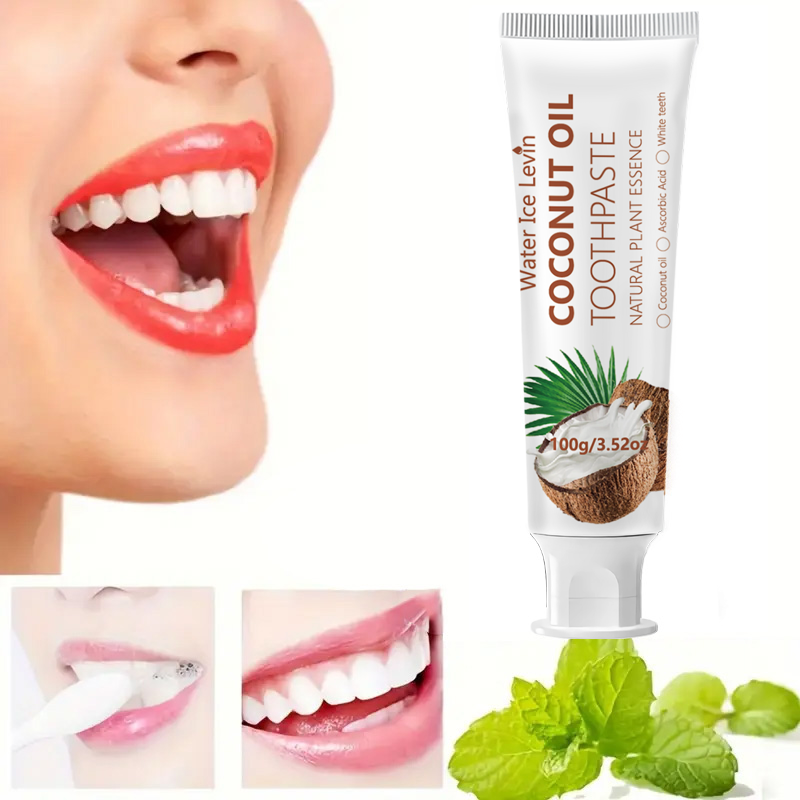 Teeth Whitening Serum - Dentifricio all'Olio di Cocco 100g Essenza