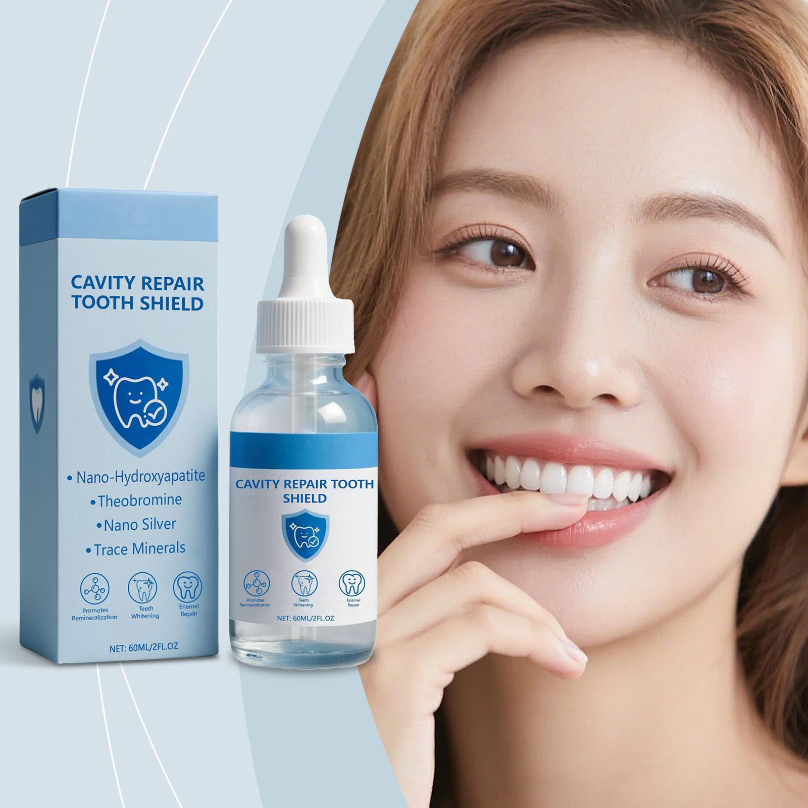 Riparazione della cavità Siero - Teeth Whitening Serum recensione e prezzo