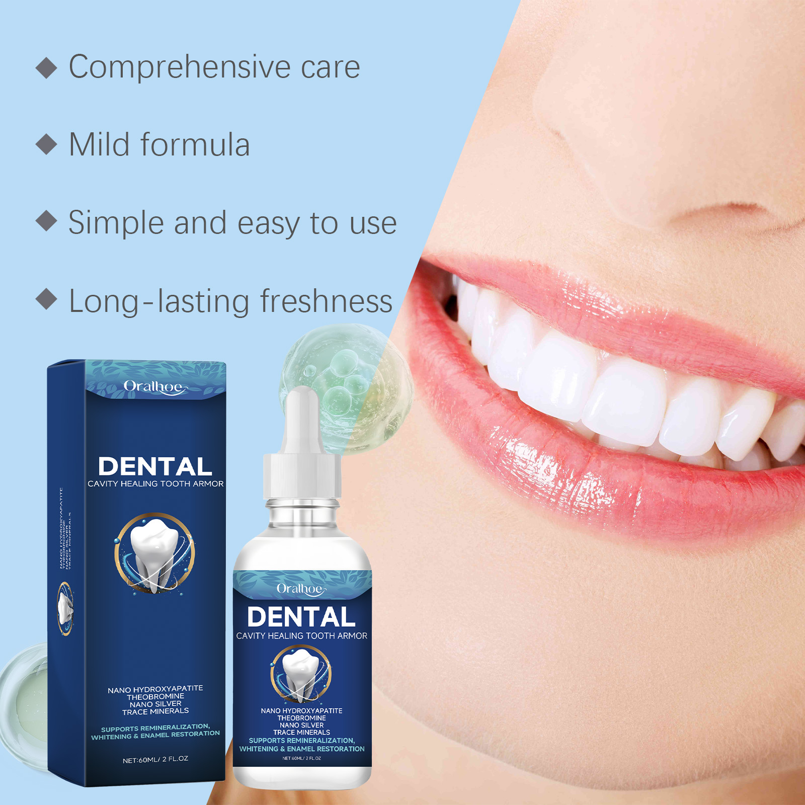 Siero Liquido Sbiancante per D - Teeth Whitening Serum recensione e prezzo